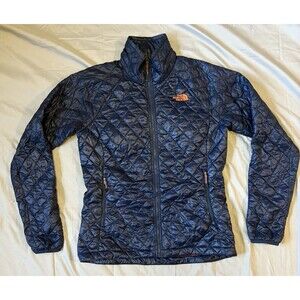 The North Face Women’s ThermoBall Puffer Jacket Small Navy Blue GUC Stowable